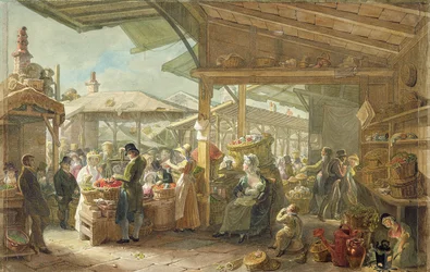 Vecchio mercato di Covent Garden, 1825